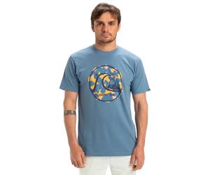 Quiksilver EVO Bubble Wrapped - Camiseta de Manga Corta - Hombre - Azul.