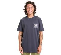 Quiksilver EVO Crisis - Camiseta de Manga Corta - Hombre - Negro.