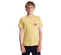 Quiksilver EVO Crisis - Camiseta de Manga Corta - Niños 8-16 - Amarillo.