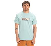 Quiksilver, EVO Endless Type Camiseta de Manga Corta, Hombres, S, Aquifer