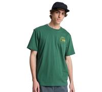Quiksilver EVO Original - Camiseta de Manga Corta - Hombre - Verde.
