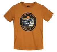 Quiksilver, EVO Threeas Camiseta de Manga Corta, Niño, 10 años, BRAN