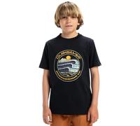 Quiksilver, EVO Threeas Camiseta de Manga Corta, Niño, 14 años, Black