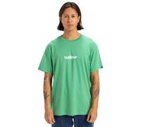 Quiksilver, Fineline Camiseta de Manga Corta, Hombres, S, Green Spruce