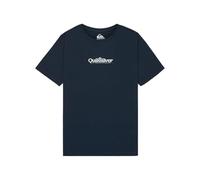 Quiksilver Fineline SS Camiseta, Azul Marino Oscuro, 14 años para Niños