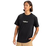 Quiksilver Fineline SS Camiseta, Black, L Hombre