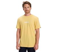 Quiksilver Fineline SS - Camiseta de Manga Corta, Color Amarillo XL