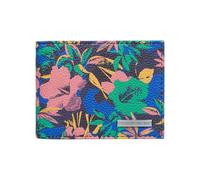 Quiksilver Freshness, Accesorio de Viaje-Billetera Hombres, Dark Navy Interact Floral, Medium