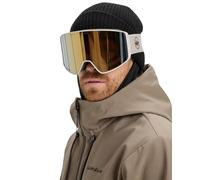 Quiksilver Gafas de esquí y snowboard STORM MG para hombre, color blanco, talla única