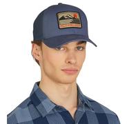 Quiksilver Gorra de béisbol de algodón Ajustable con Logotipo Trasero a presión para Hombre