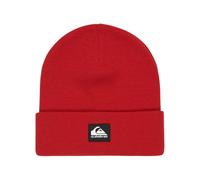 Quiksilver - Gorro de Brigade Beanie Rojo One Size