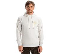 Quiksilver Graphic Mix Hoodie Polar, White Marble Heather, S para Hombre