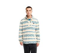 Quiksilver Half Snap Fleece NO Destination HS - Sudadera para Hombre, Color Gris