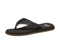 Quiksilver Herren Monkey Wrench Sandals, Sandalias de Punta Descubierta Hombre, Black Black Brown, 45 EU