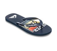 Chanclas Quiksilver Java Art azul noche naranja - 45