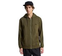 Quiksilver - Jersey de Forro Polar básico con Cremallera Young Men para Hombre, Color marrón