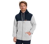 Quiksilver - Jersey de Forro Polar Keller Block Zip Gris XS