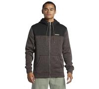 Quiksilver Keller Block Zip Suéter, Canteen Heather, Estándar para Hombre