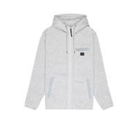 Quiksilver Keller Outdoor - Forro Polar técnico con Cremallera para Hombre, Color Gris