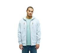 Quiksilver Keller Sherpa - Sudadera con Capucha y Cremallera Completa para Hombre, Color Gris