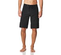 Quiksilver Manic Traje de baño de 55,9 cm de Longitud con Bolsillo Tipo Cargo, para Hombre, Negro -, 30