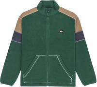 Quiksilver - Marcas - Clean Coast Block Full Zip Fleece Trekking Green - Talla L - Verde Verde L