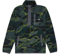 Quiksilver - Marcas - No Destination Half-Zip Fleece Youth Trekking Green Camostrokes - Talla Infantil 8 años - Caqui Caqui 8 años