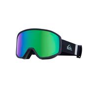 Quiksilver - Máscaras de esquí - Harper Goggles Black / Clux ML Green S3 - Negro Negro one size