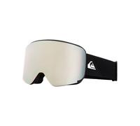 Quiksilver - Máscaras de esquí - Switchback Black Clux ML Silver de Silicona - Negro Negro one size