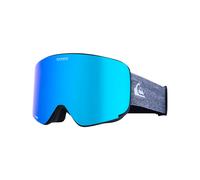 Quiksilver - Máscaras de esquí - Switchback Goggles Black / Black Clux ML Blue S3 de Silicona - Azul Azul one size