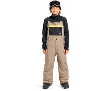 Quiksilver - Pantalones de esquí niños - Mash Up Youth Bib Fallen Rock - Talla Infantil 14 años - Beige Beige 14 años