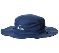 Quiksilver Men's Bushmaster Sun Protection Floppy Visor Bucket Hat Sombrero de Copa Baja, Tinta India, XXL Hombres