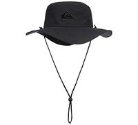 Quiksilver Men's Bushmaster Sun Protection Floppy Visor Bucket Hat, Stealth, L/XL