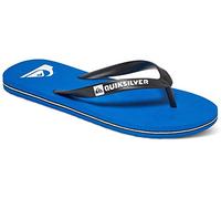 Quiksilver Men's Molokai Flip-Flops for Men Shower & Bath Shoes, Black (Negro/(Xkbk Black/Blue/Black) Xkbk), 43 EU