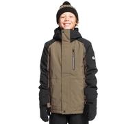 Quiksilver - Mission Block Youth Jk Snow Jacket para Niño - Canteen - 10 Años