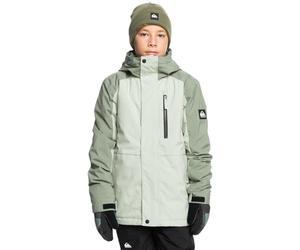 Quiksilver - Mission Block Youth Jk Snow Jacket para Niño - Desert Sage - 10 Años