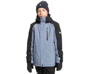 Quiksilver - Mission Block Youth Jk Snow Jacket para Niño - Flint Stone - 4 Años
