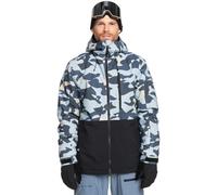 Quiksilver Mission Printed Block JK Chaqueta, Puzzle Camo Ice Flow, Estándar para Hombre