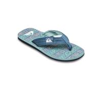 Quiksilver Molokai Layback II, Sandalia Hombre, Granite Green Terra Stripe, 43 EU