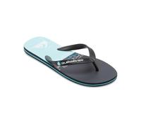Quiksilver Molokai Stripe, Sandalia Hombre, Black Blue Black, 44 EU