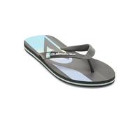 Quiksilver Molokai Stripe, Sandalia Hombre, Negro 4, 43 EU