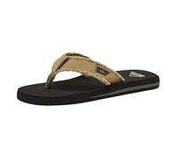 Quiksilver MONKEY ABYSS M SNDL XGKC - sandalias abiertas de lona hombre, Verde (Green / Black / Brown), 39