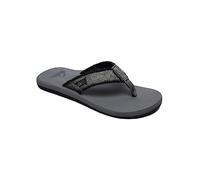 Quiksilver Monkey Abyss, Sandalia Hombre, Gris (Grey/Black/Grey Xskc), 47 EU