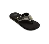 Quiksilver Monkey Abyss, Sandalia Hombre, Verde (Green/Brown/Black Xgck), 41 EU