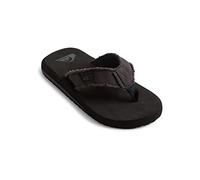 Quiksilver Monkey Abyss, Sandalia Niños, Negro (Black Black Brown), 37 EU