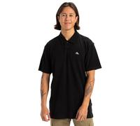 Quiksilver MW Pique Polo, Negro, L para Hombre