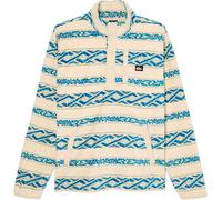 Quiksilver - No Destination Fleece Quik Life Stripe Peyote - Talla XL - Beige Beige XL