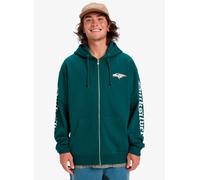 Quiksilver Old English Zip Through Hood XL Verde