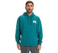 Quiksilver Omni Logo Hoodie Suéter pulóver, Teal Green, S para Hombre