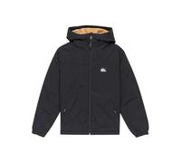 Quiksilver Abrigo forrado de tejido sherpa. Talla 138 cm (10 años). Color Negro